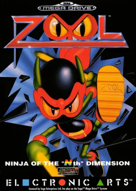 Zool - Ninja of the 'Nth' Dimension (Europe) box cover front